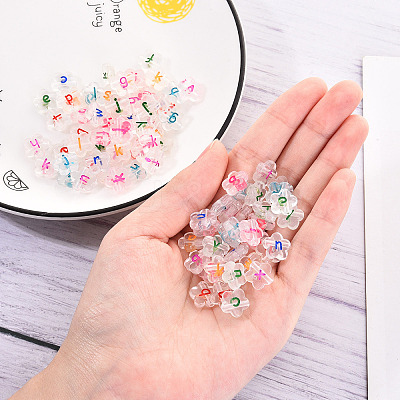 Transparent Clear Acrylic Beads MACR-YW0001-23G-1