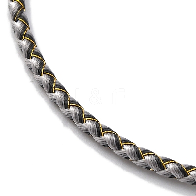 Adjustable Polyester Cord Braided Bracelets BJEW-Z085-01G-14-1