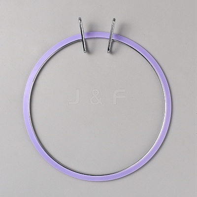 Plastic Round Embroidery Hoops TOOL-WH0518-65E-1
