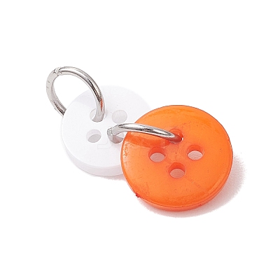 Opaque Acrylic Pendants PALLOY-JF04182-1