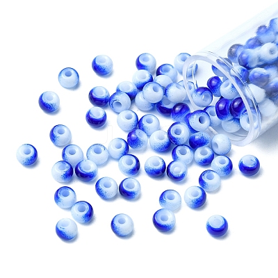 6/0 Opaque Glass Seed Beads SEED-YW0002-13O-1