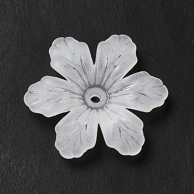 Transparent Acrylic Bead Caps MACR-J122-04-1
