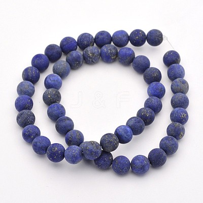 Natural Lapis Lazuli Round Beads Strands X-G-D660-6mm-1