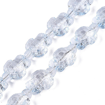 Transparent Glass Beads Strands DGLA-N021-02A-1