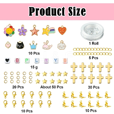 DIY Glass Seed Beads Bracelet Making Kits DIY-FS0007-18-1