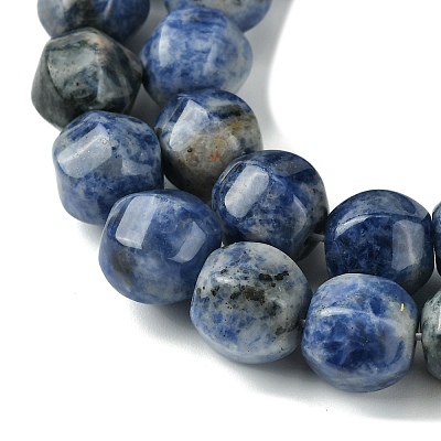 Natural Blue Spot Jasper Beads Strands G-H023-A07-01-1