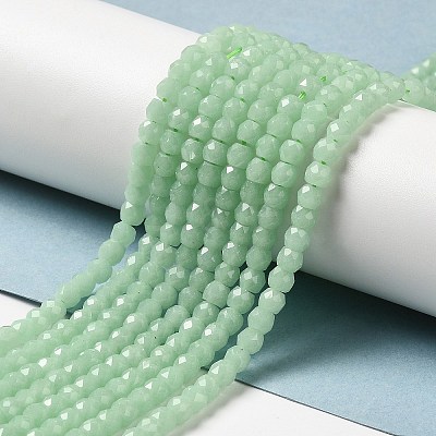 Synthetic Luminous Stone Beads Strands G-C086-01B-07-1