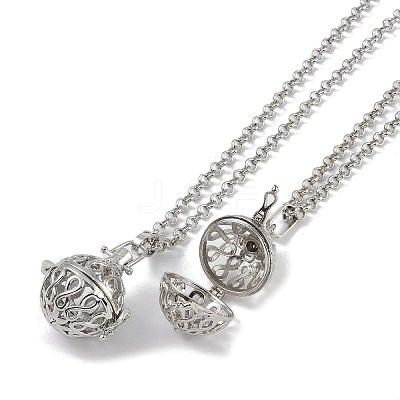 Brass Pendant Necklaces NJEW-G089-15C-P-1