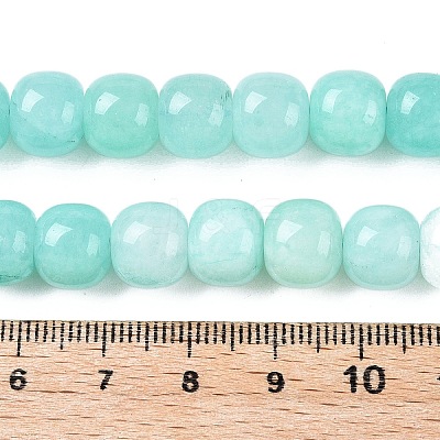 Dyed Natural White Jade Beads Strands G-T138-S09-1