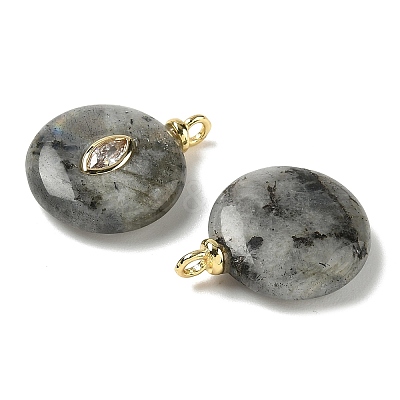 Natural Labradorite Pendants G-H328-08G-B18-1