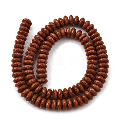 Synthetic Goldstone Beads Strands G-L621-A01-8x4mm-1