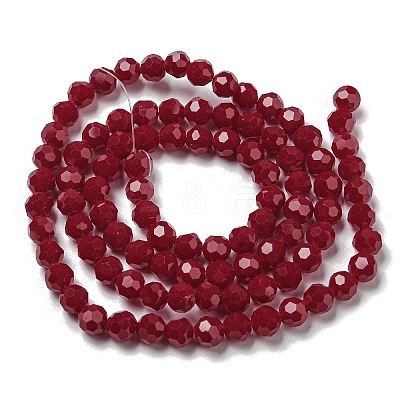 Opaque Glass Beads Stands EGLA-A035-P6mm-D16-1