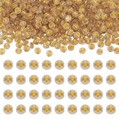 50G Luminous Transparent Acrylic Beads OACR-TAD0001-01V-1