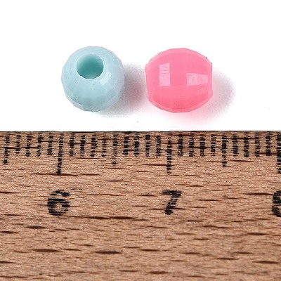 Opaque Plastic Beads KY-Q010-09-1