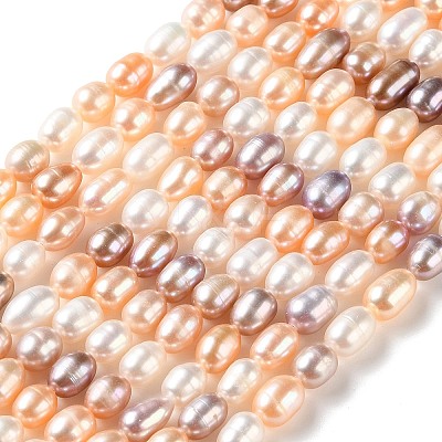 Natural Cultured Freshwater Pearl Beads Strands PA-CBABE82-01B-1
