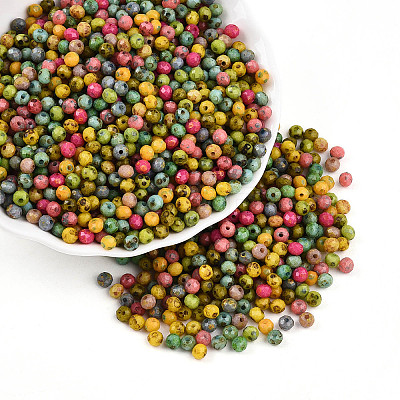 Picasso Glass Seed Beads SEED-N007-20A-1