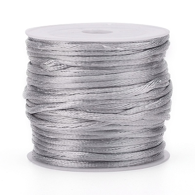 30M Nylon Satin Rattail Cords NWIR-YW0001-04-22-1