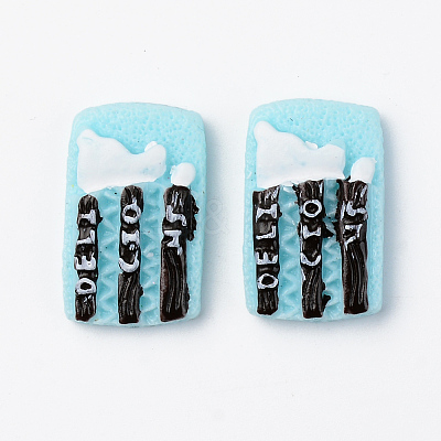 Resin Cabochons RESI-R429-19D-1