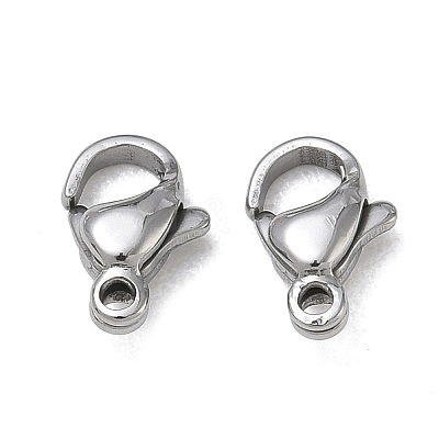 304 Stainless Steel Lobster Claw Clasps SA-CBAF1D5-25P-D-1