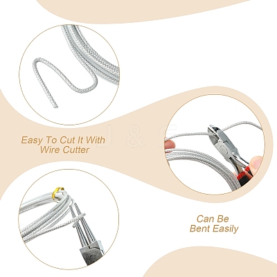 Textured Round Aluminum Wire AW-R004-2m-01-1