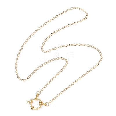 2.5MM 304 Stainless Steel Textured Cable Chain Necklaces with Spring Ring Clasps NJEW-JN05710-1