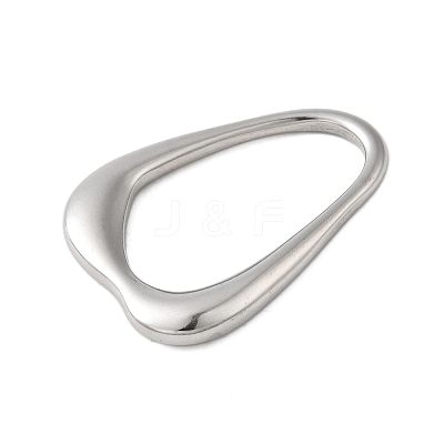 304 Stainless Steel Pendants STAS-V012-02P-1