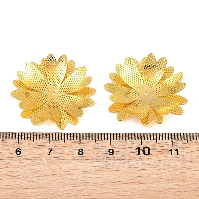 Brass Filigree Cabochons KK-CBACEE9-02B-G-1