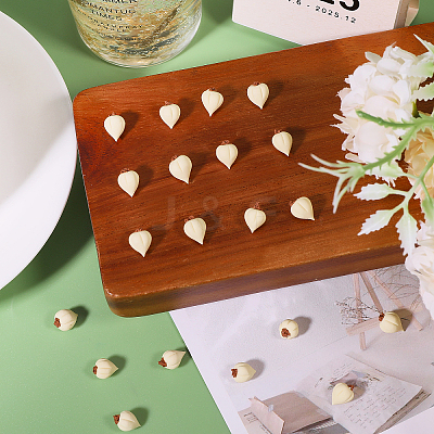 20Pcs Resin Simulation Garlic Model AJEW-CA0004-64-1