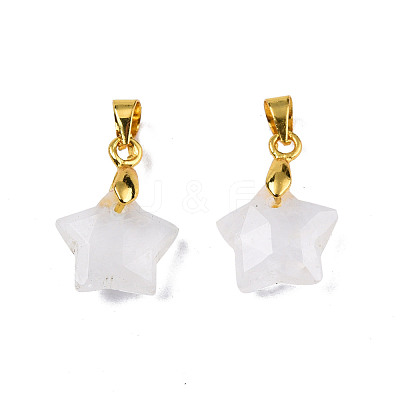 Natural Quartz Crystal Charms G-N326-142-11-1