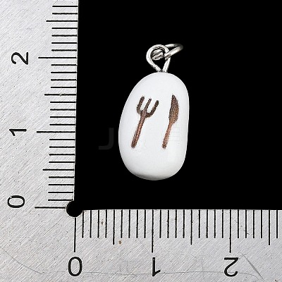Brass Enamel Pendants KK-CBA10BC-03A-1