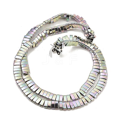 Electroplated Non-magnetic Synthetic Hematite Beads Strands G-G089-A02-13-1