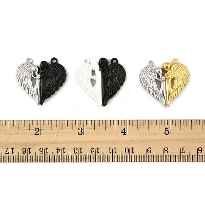 10 Sets Spray Painted Alloy Magnetic Pendants FIND-FS0004-25-1