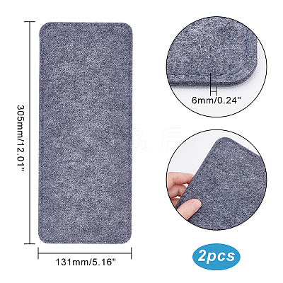 Rectangle Felt Bag Bottom FIND-WH0081-72C-1