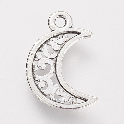 Tibetan Style Alloy Pendants X-TIBE-S306-05AS-RS-1