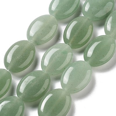 Natural Green Aventurine Beads Strands G-P528-M25-01-1
