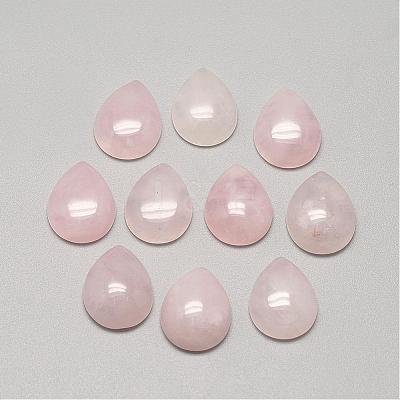 Natural Rose Quartz Cabochons G-R417-13x18-48-1