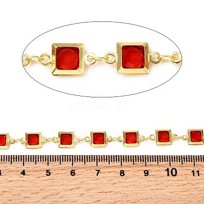 Brass Square Link Chains CHC-H114-02G-03-1
