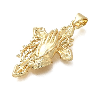 Brass Pendants KK-D431-015G-1