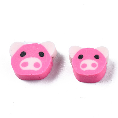Handmade Polymer Clay Beads X-CLAY-N011-028-1