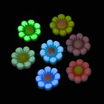 Luminous Resin Cabochons RESI-E039-10-1