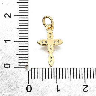 Brass Micro Pave Cubic Zirconia Pendants LS-KK-Z100-41G-03-1