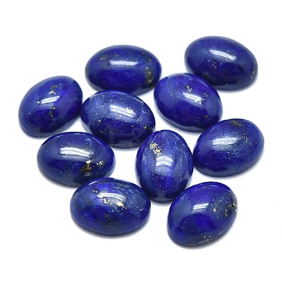 Natural Lapis Lazuli Cabochons G-O185-02A-02-1