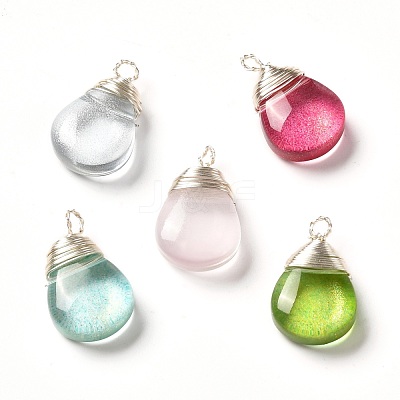 Glass Pendants PALLOY-JF00856-1
