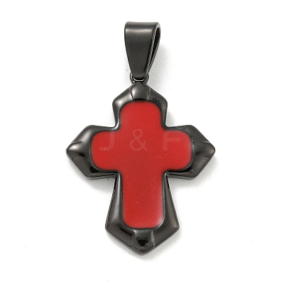 304 Stainless Steel Pendants STAS-C102-07EB-02-1