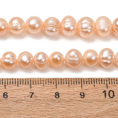 Natural Cultured Freshwater Pearl Beads Strands PA-CBABE82-16-1