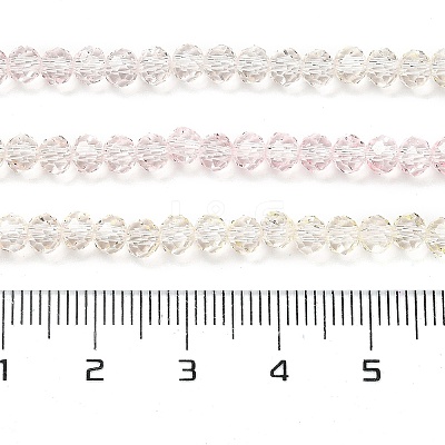 Transparent Painted Glass Beads Strands DGLA-A034-T4mm-A25-1