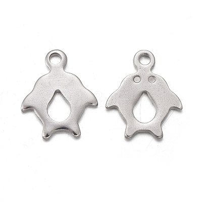Non-Tarnish 201 Stainless Steel Charms STAS-F255-014P-1
