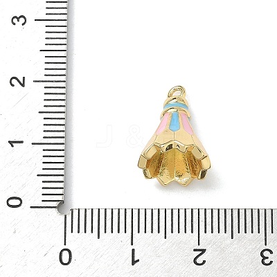 Brass Enamel Pendants KK-I476-28A-G01-1
