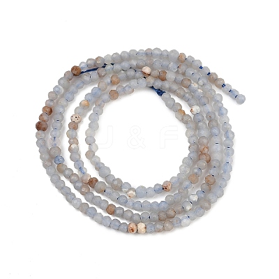 Natural Angelite Beads Strands G-RM2025-A31-2mm-1