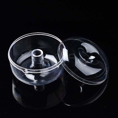 Flat Round Polystyrene Bead Storage Container CON-S043-053-1